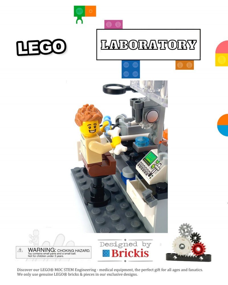LEGO® MOC Lab with Scientific Laboratory Equipment – Brickis LEGO