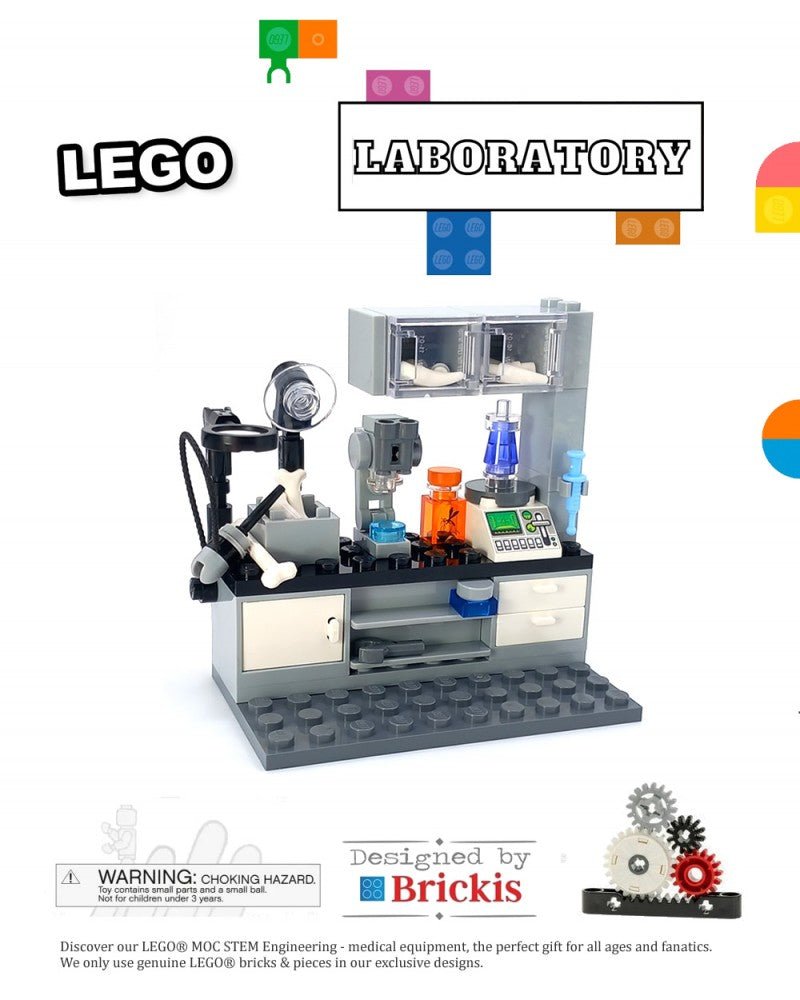 LEGO® MOC Lab with Scientific Laboratory Equipment – Brickis LEGO