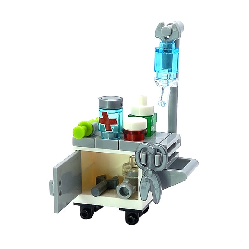 LEGO® MOC operating room cart intensive care - Brickis LEGO