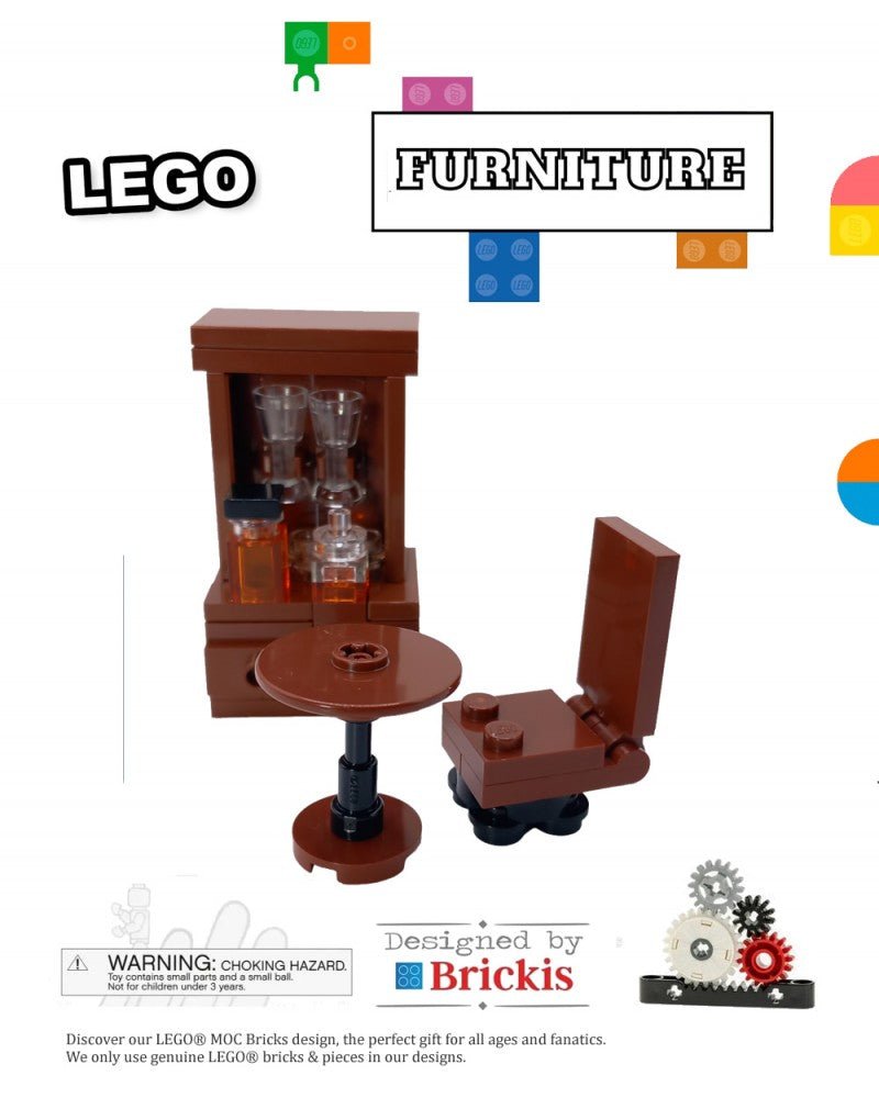Lego Chair Designs LEGO® MOC Pub Bar Saloon Tavern Furniture