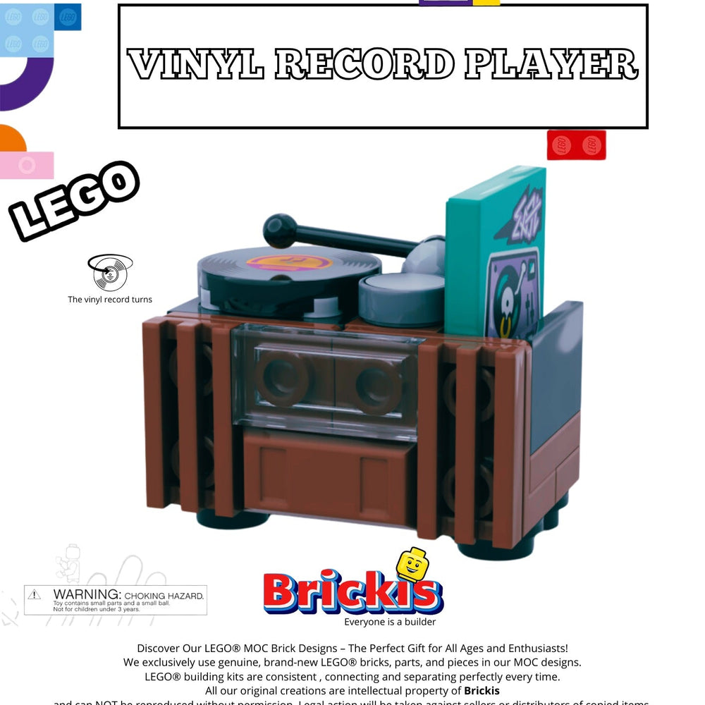 
                  
                    LEGO® MOC Retro - Style Record Player - Brickis LEGO
                  
                