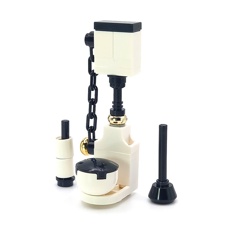 LEGO® MOC toilet with flush - Brickis LEGO