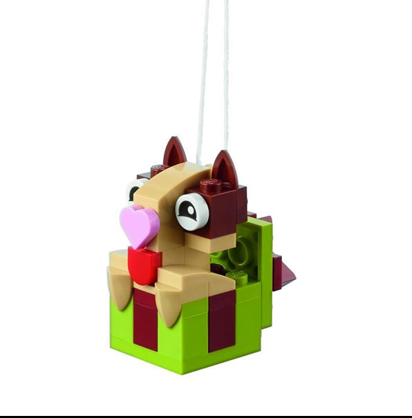 LEGO® ornament voor kerstmis puppy - eekhoorn|LEGO® ornament voor kerstmis puppy - eekhoorn Kerstbal
