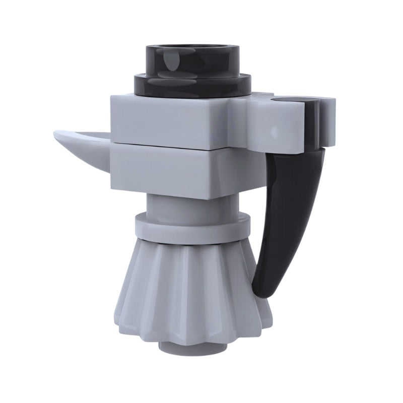 Custom LEGO stovetop coffee maker designed for minifigure scale display