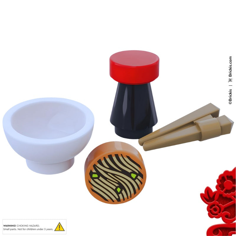 
                  
                    Authentic Chinese Food LEGO Set – Ramen Bowl for Minifigs
                  
                