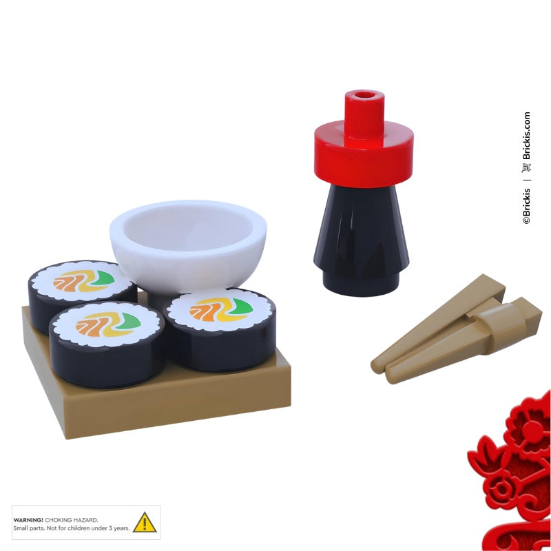 
                  
                    LEGO sushi gift idea Japanese meal made from LEGO
                  
                